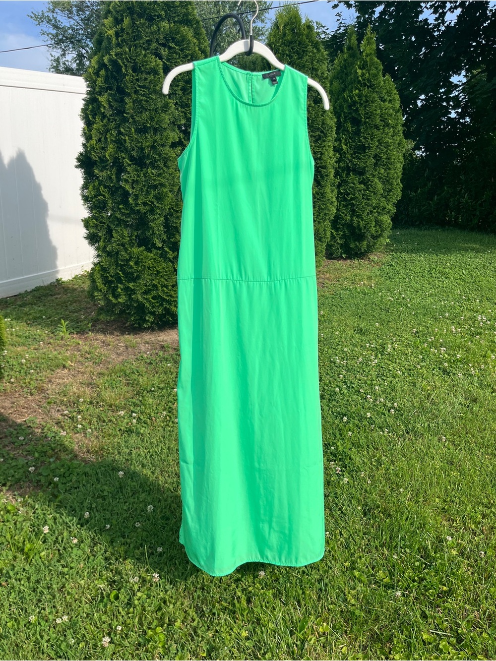 J. Crew Bright Seafoam Green Sleeveless Maxi Dress